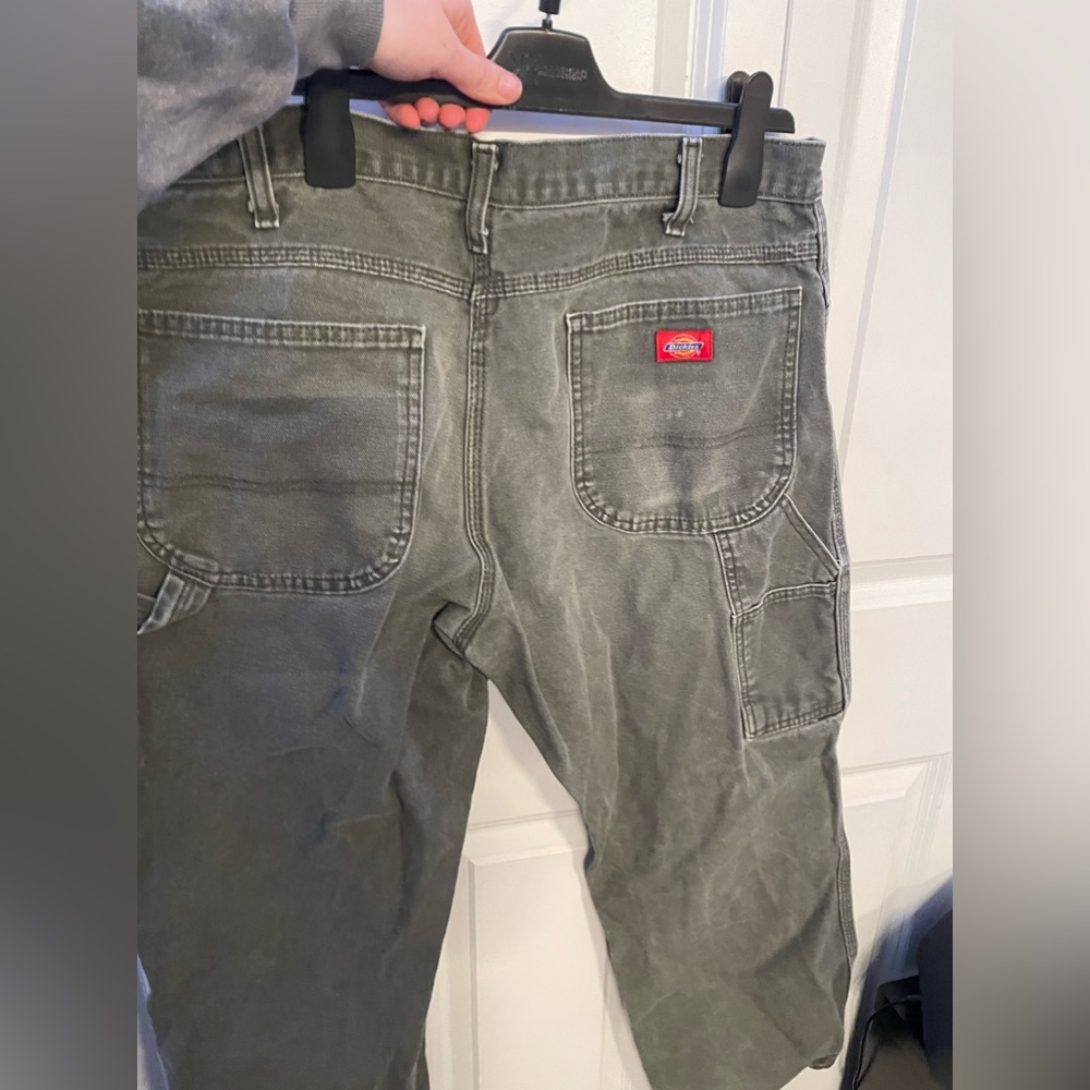 Dickies men’s work cargo pants, deep green